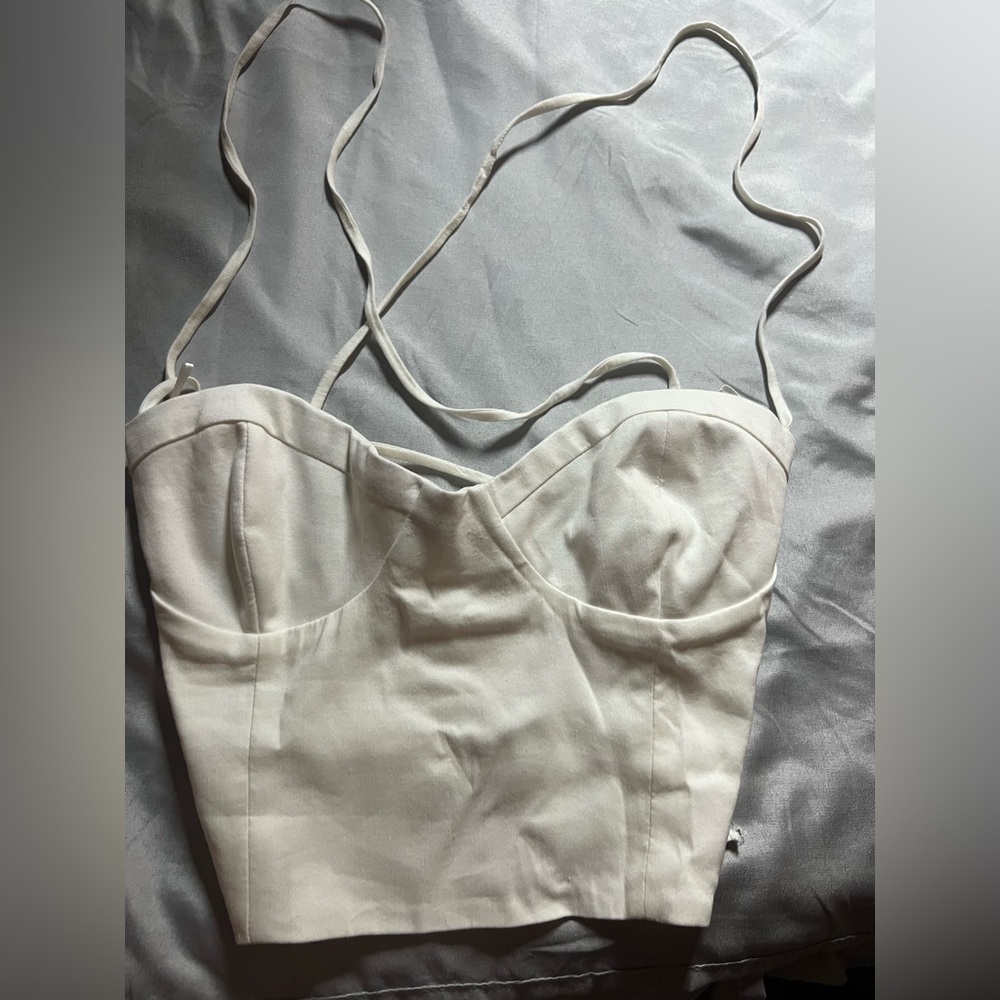 White corset by Zara